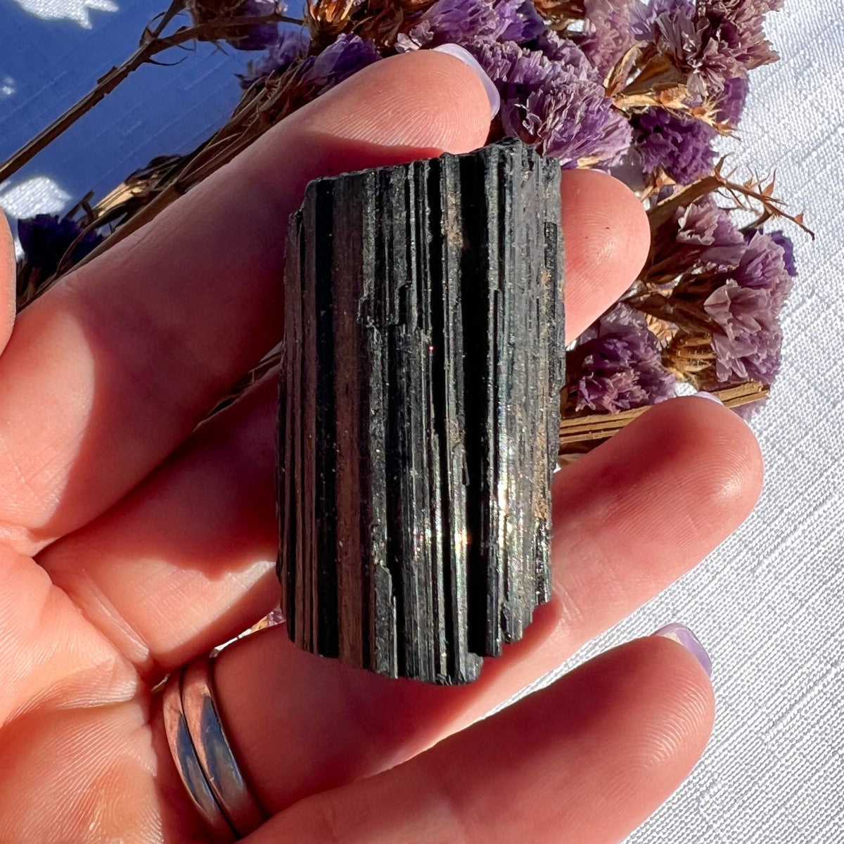 Black Tourmaline Chunk | Medium