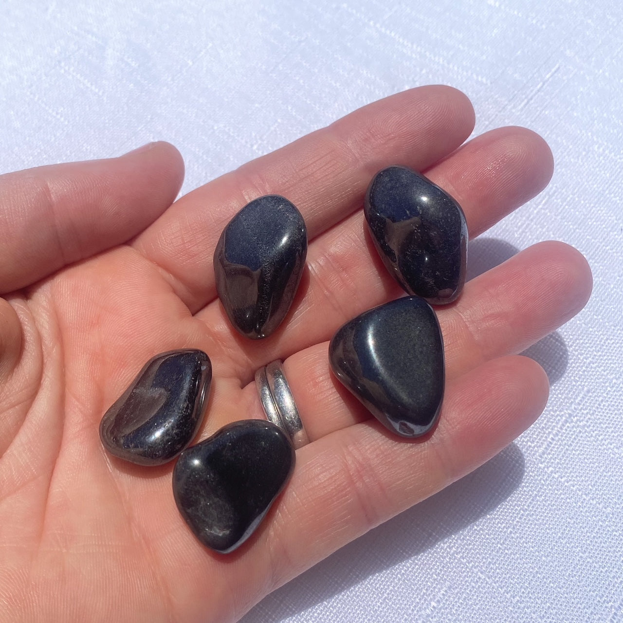 Hematite Tumble Stones - Small