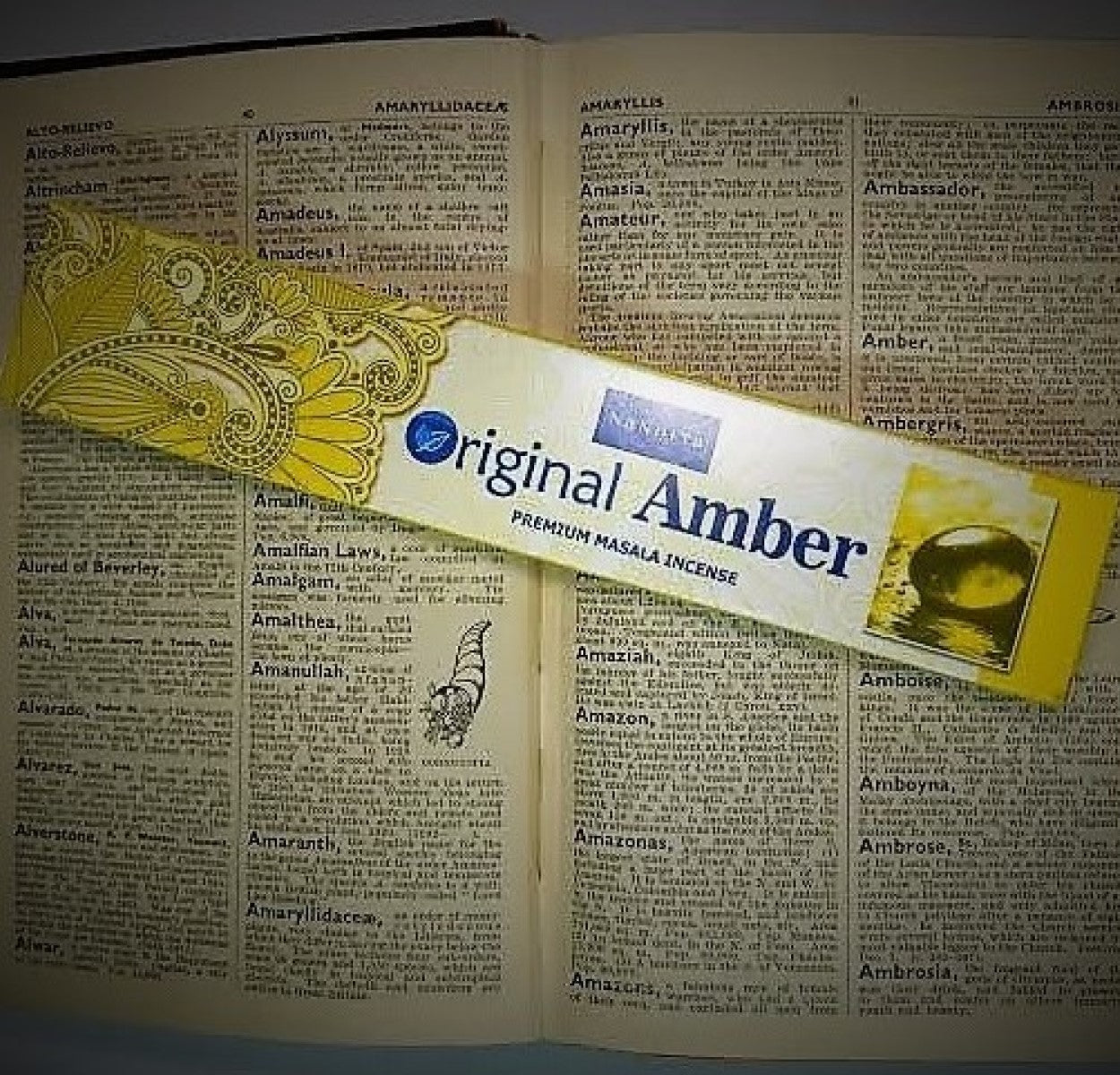 Original Amber - Incense Sticks.