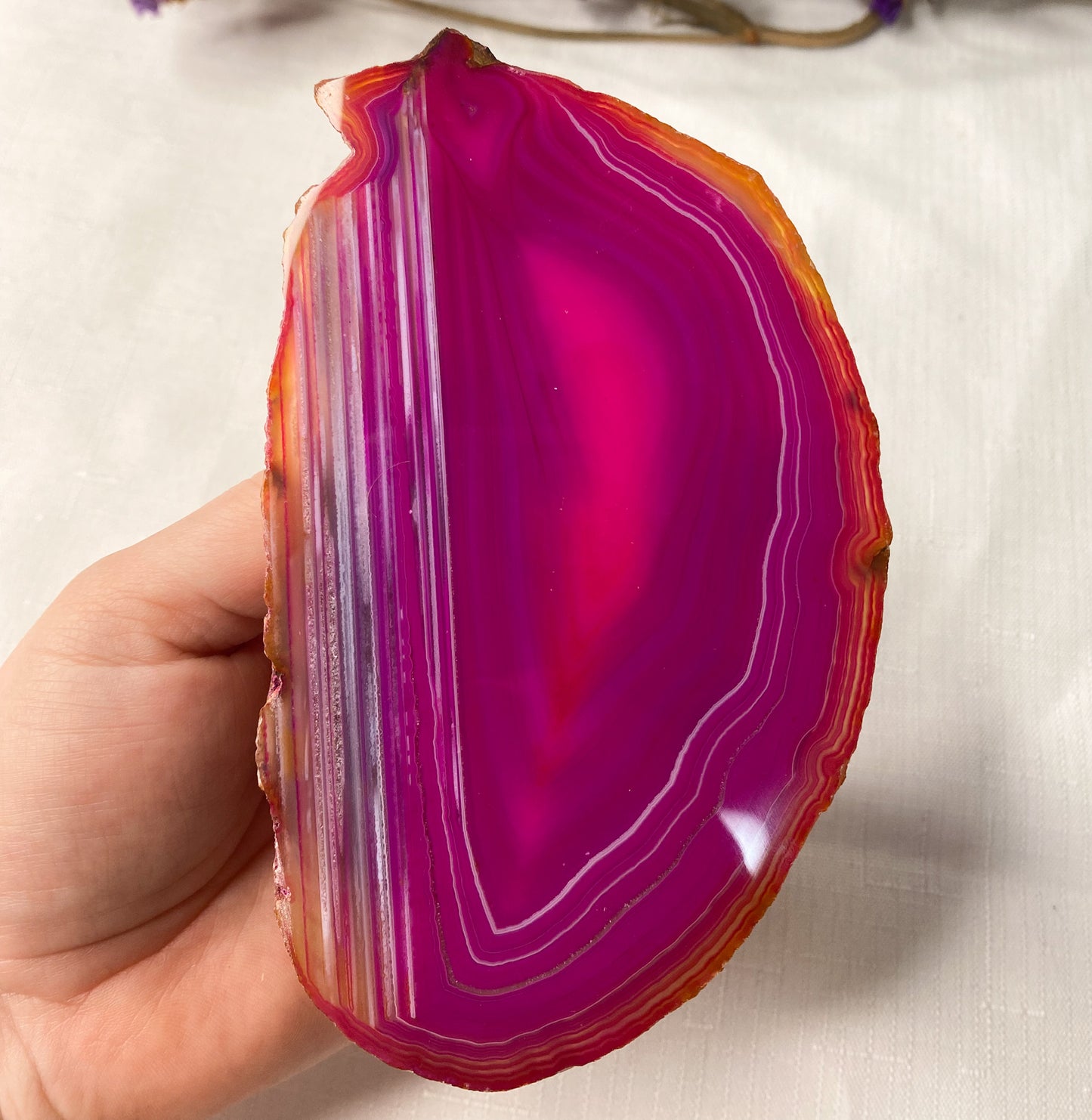 Pink Agate Slice #2