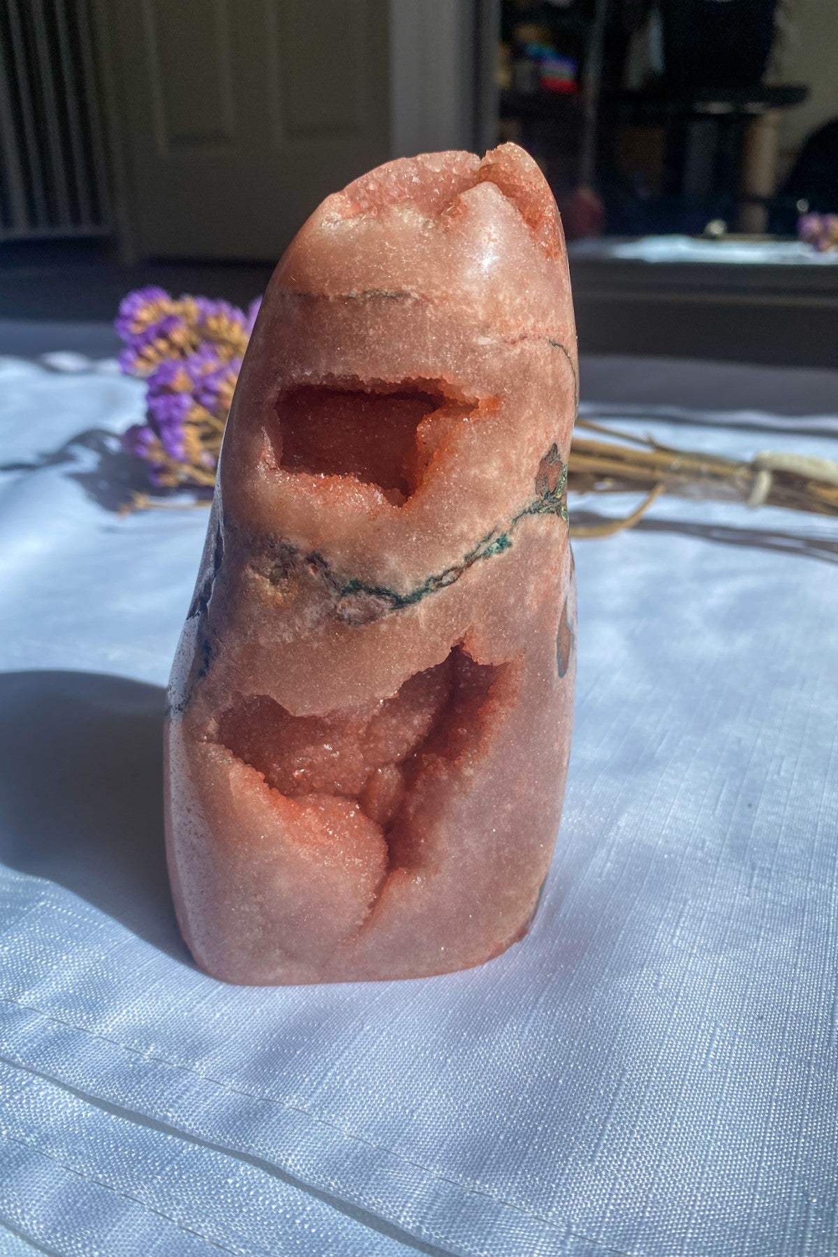 Pink Amethyst Standing Freeform