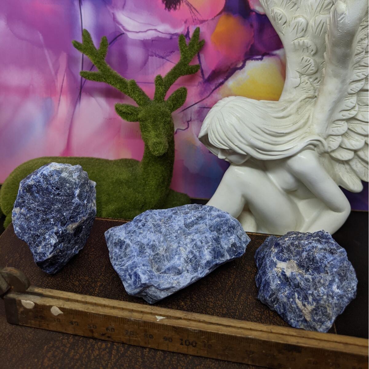 Raw Sodalite Chunks.