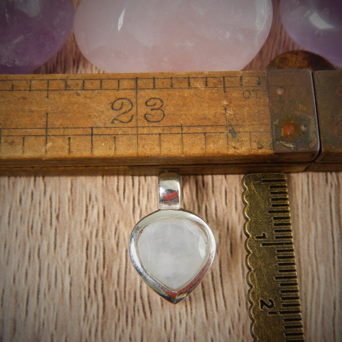 Moonstone & 925 Sterling Silver Pendant.