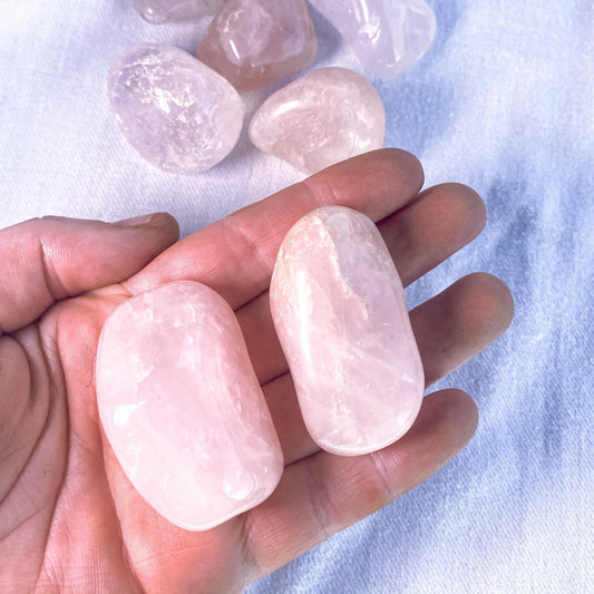 Rose Quartz Tumble Stones | The Love Stone