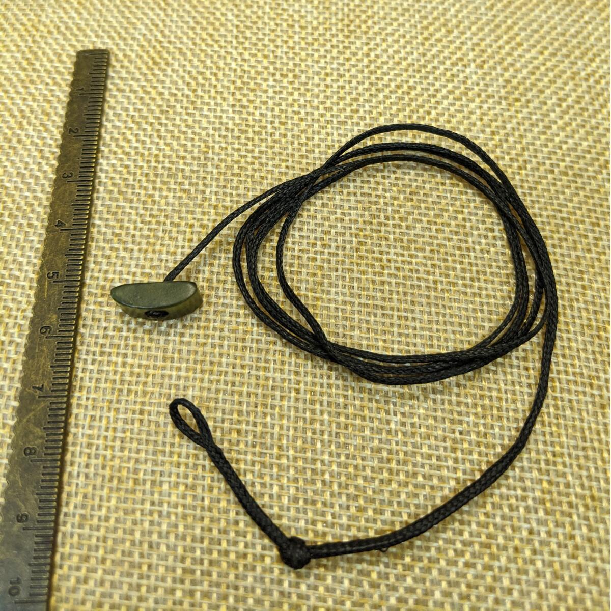 Waxed cord with toggle for greenstone necklaces – 50cm fixed-length cord ideal for authentic NZ pounamu. Ships fast from Australia. Free shipping on $100+ orders.