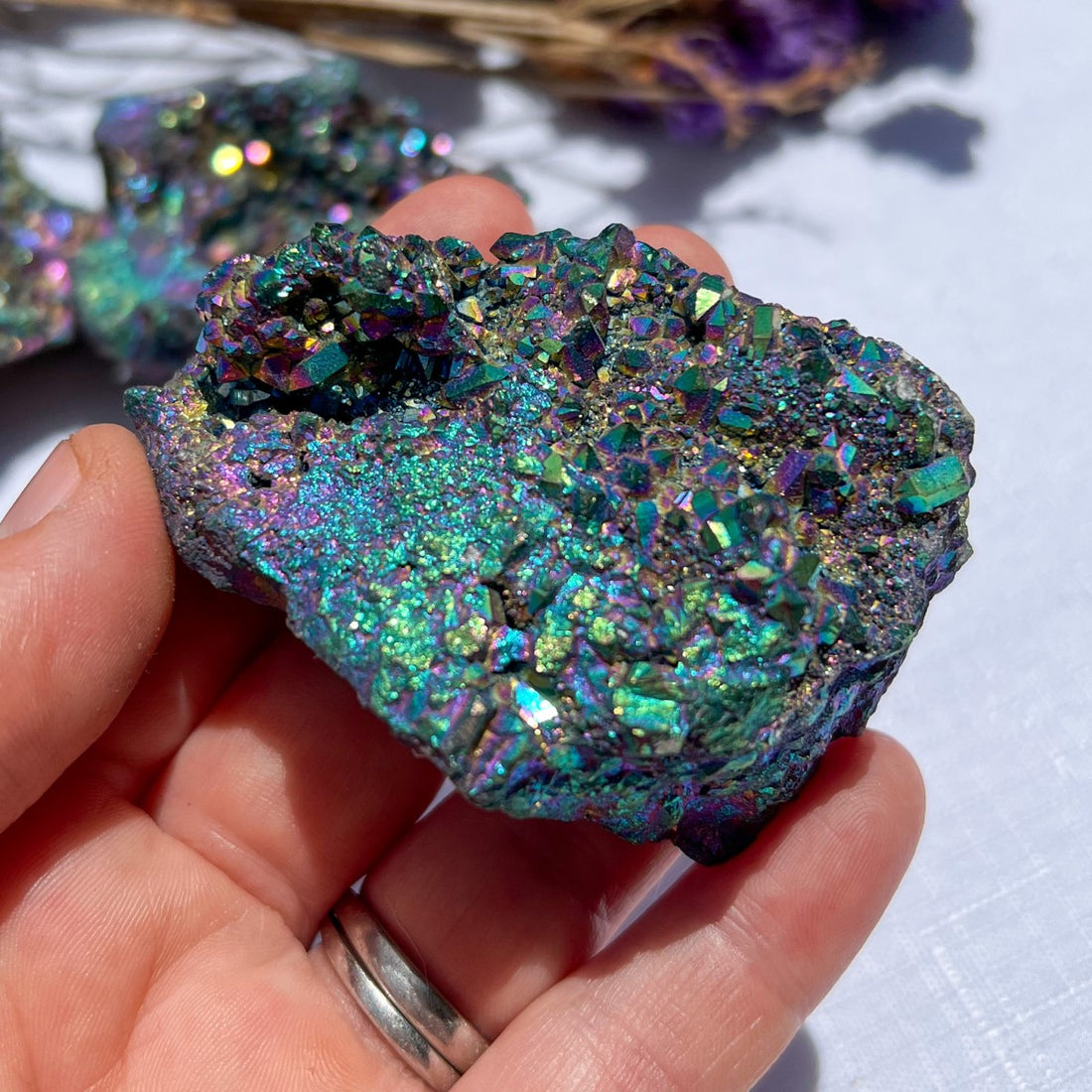 The Enchanting Beauty of Aura Quartz: Discover Its Mesmerizing Colors and Meanings