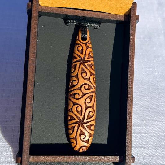 Heartwood Drop Pendant #5