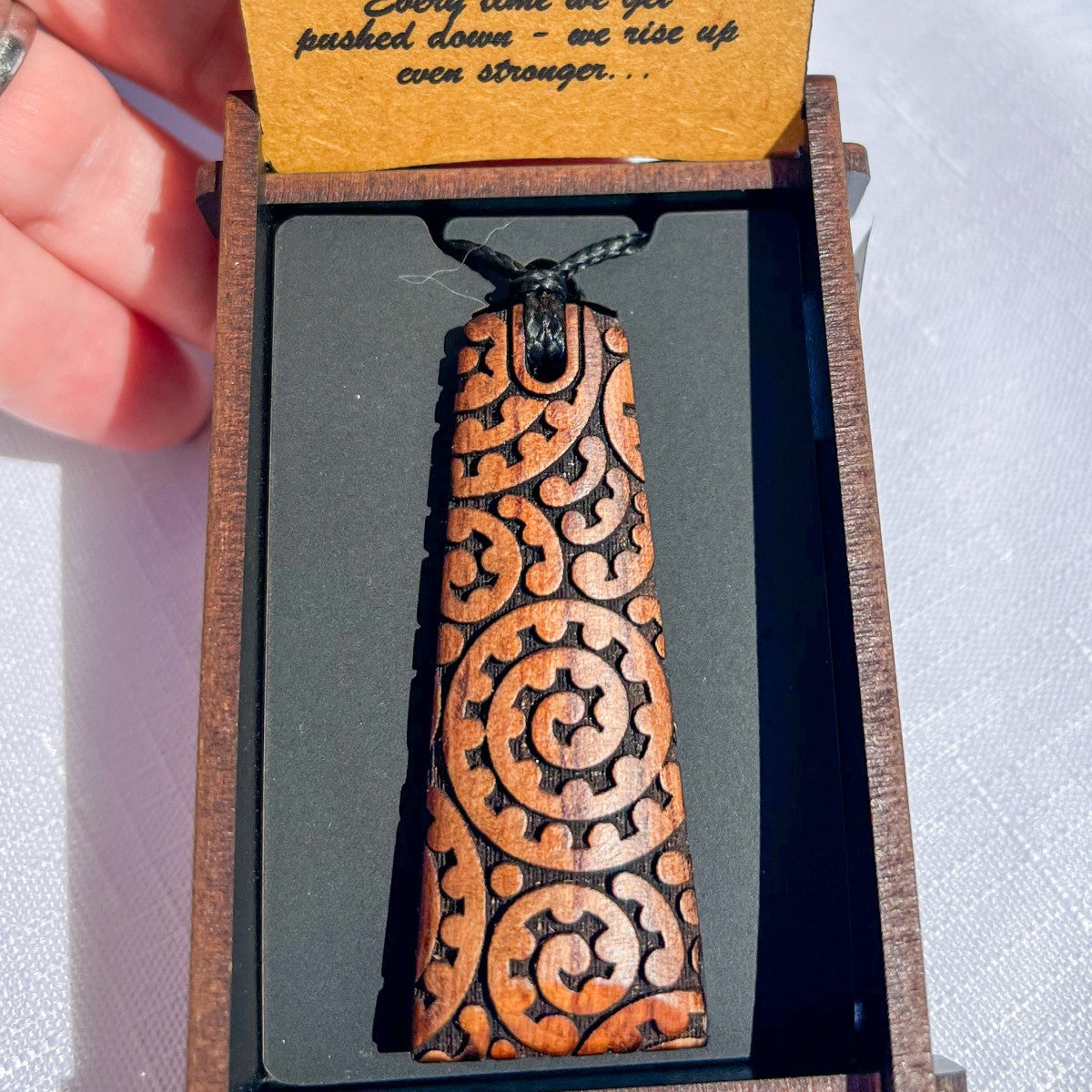 Heartwood Toki Pendant #10