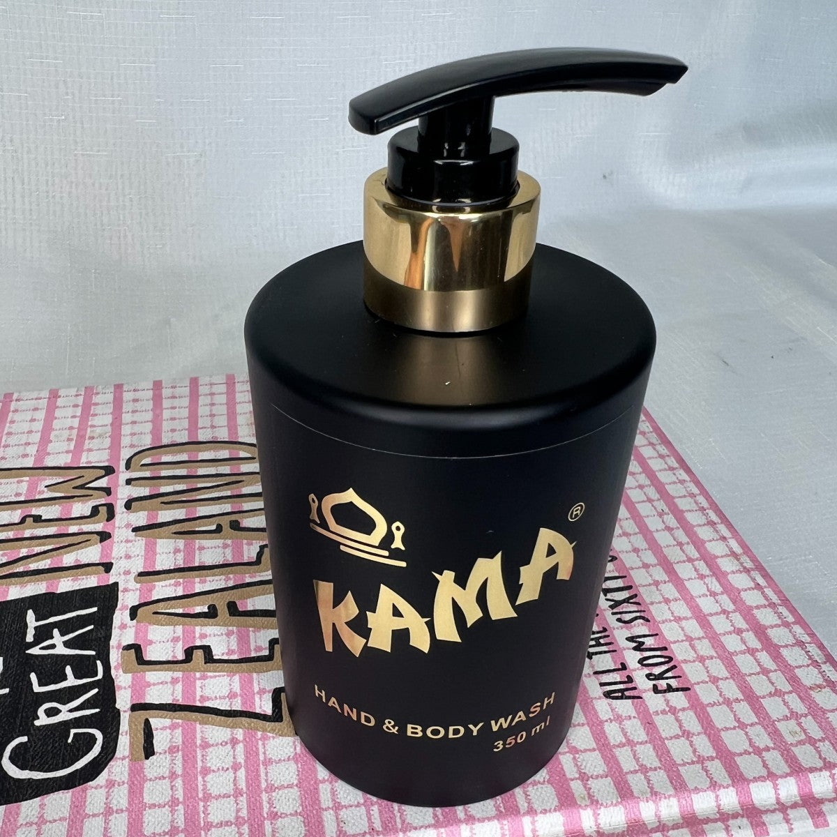 Kama Hand and Body Wash in bottle – infused with original Kama perfume scent, made in New Zealand and available online in Australia