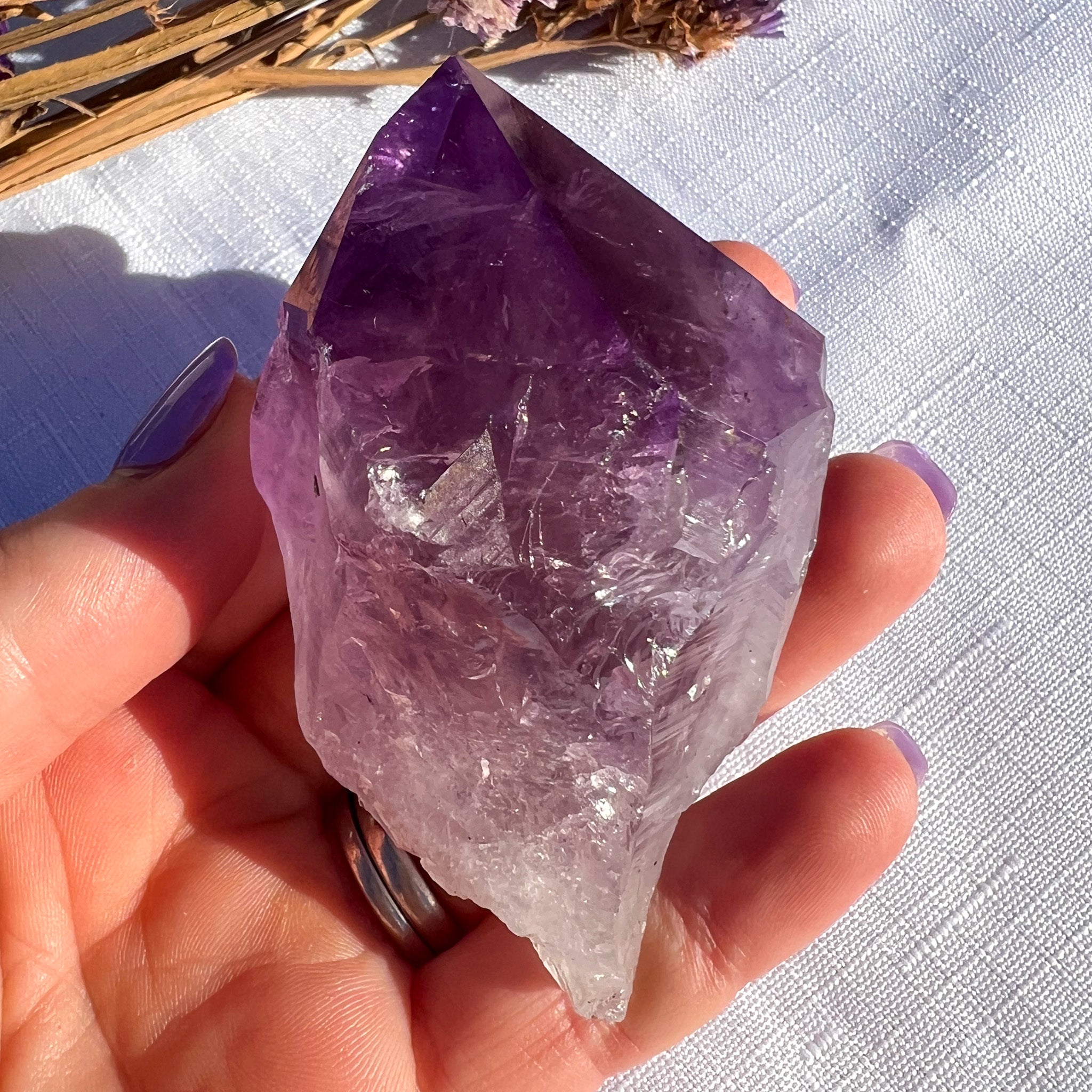 Natural Amethyst Point