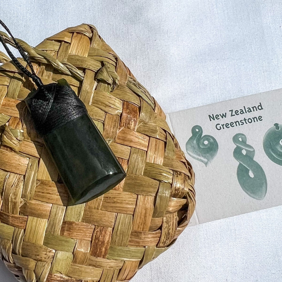New Zealand Greenstone Toki Pendant 40mm