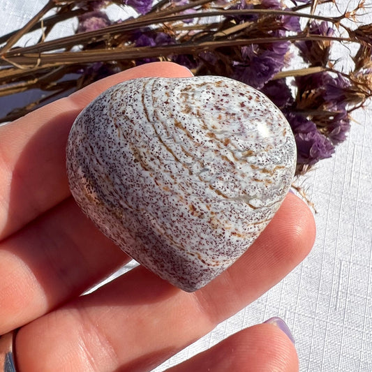 Ocean Jasper Mini Heart