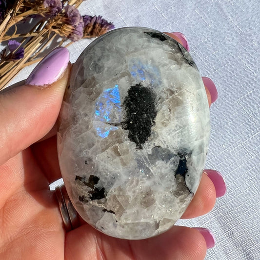 Rainbow Moonstone Palmstone