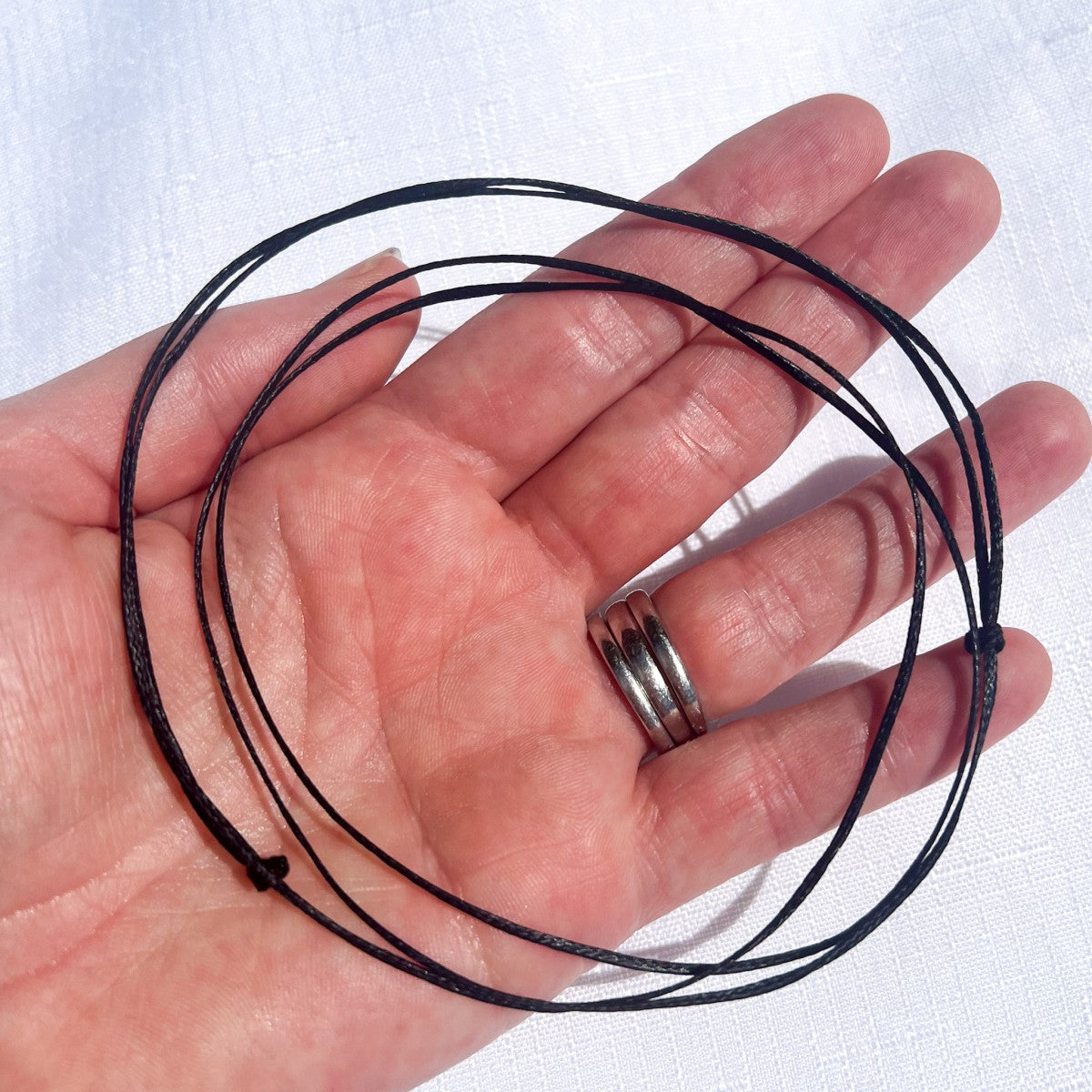 Adjustable waxed slipknot cord for greenstone pendants – 75cm durable black cord made for authentic pounamu. Fast shipping from Australia. Free shipping over $100.