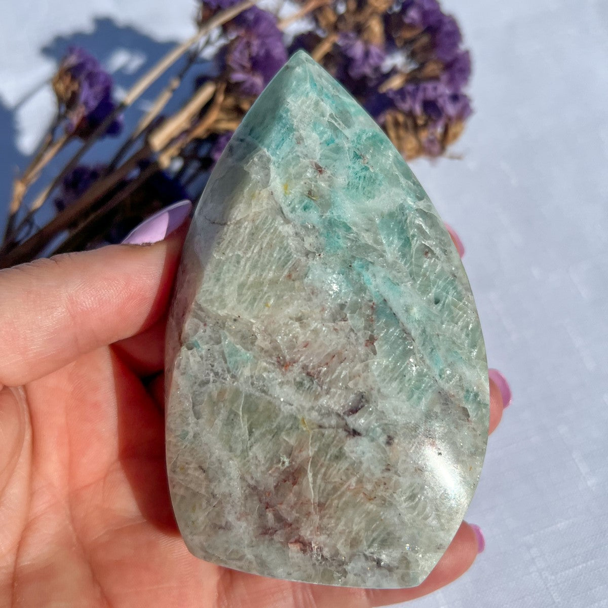 Amazonite Polished Flame
