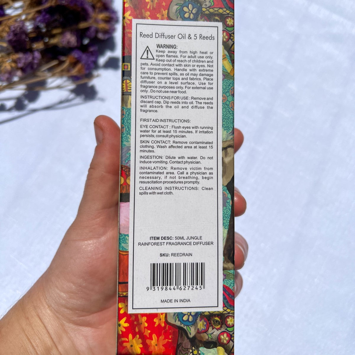 Boho Blackberry Cedar Reed Diffuser Set