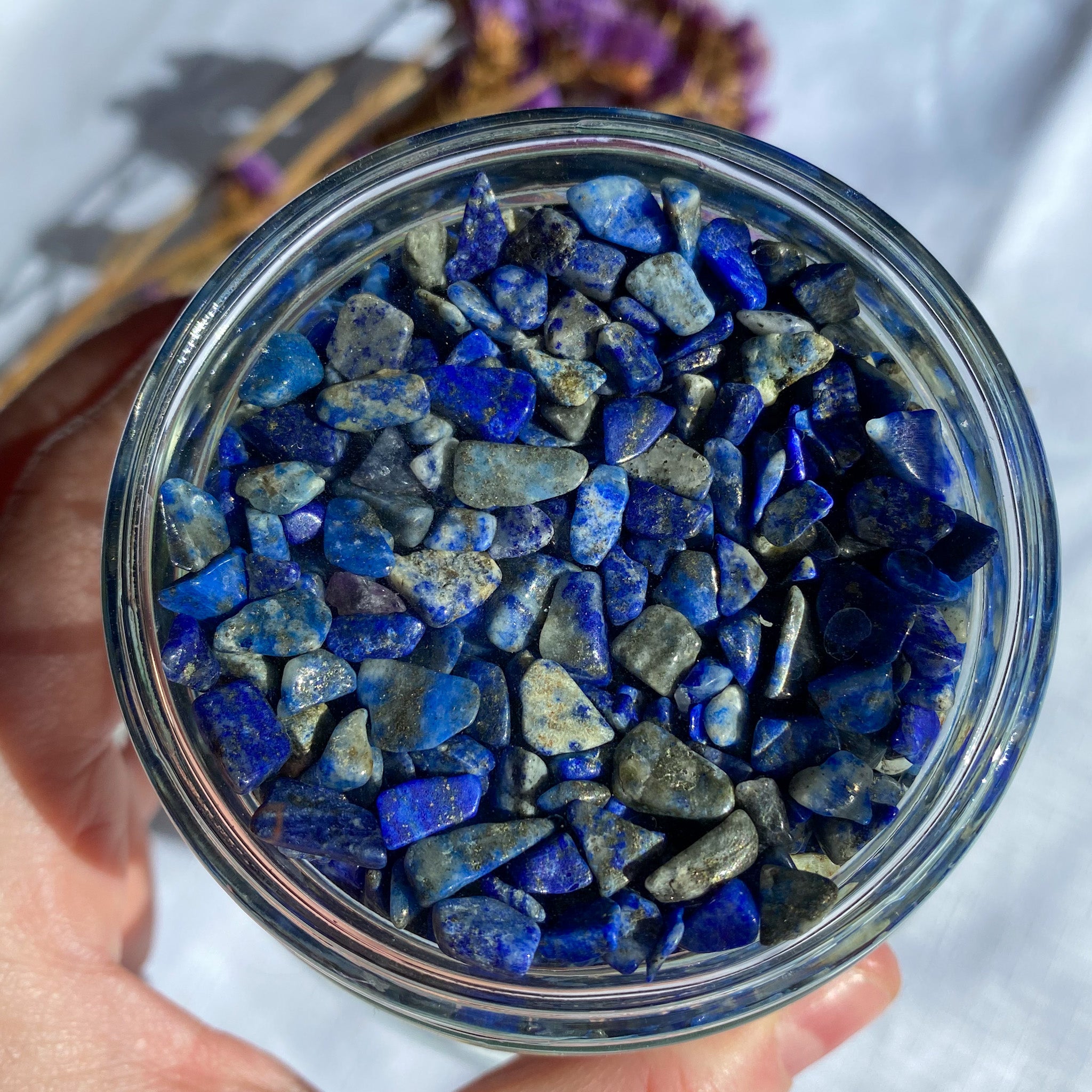 Crystal Storage Jar - Lapis Lazuli