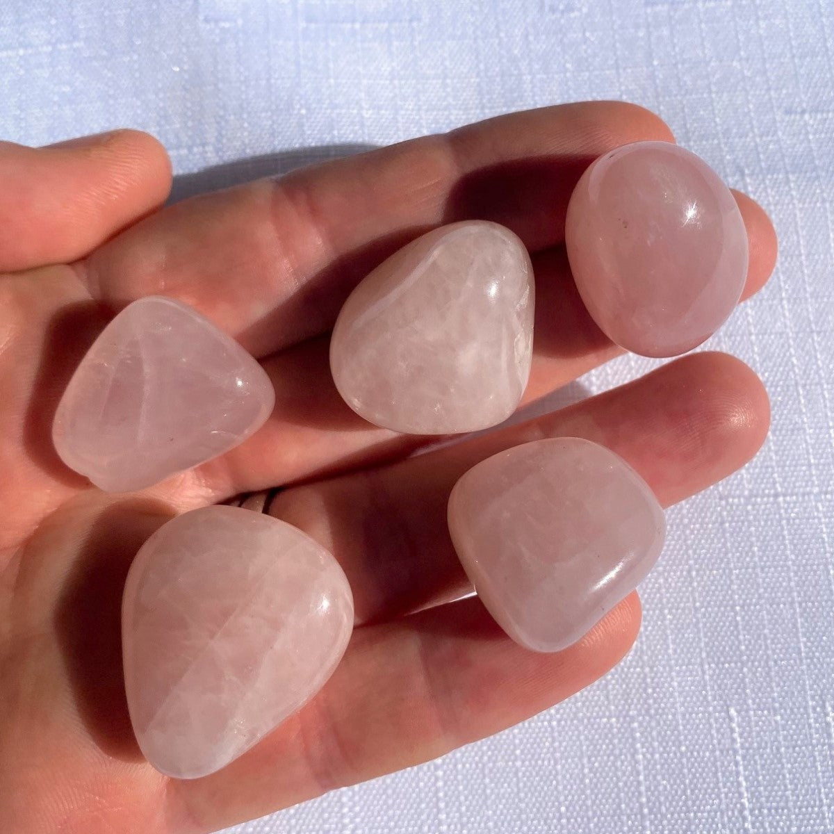 Rose Quartz Tumble Stones | The Love Stone