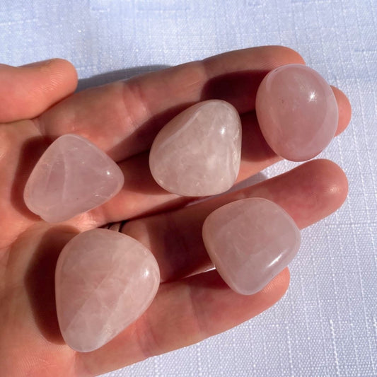 Rose Quartz Tumble Stones | The Love Stone