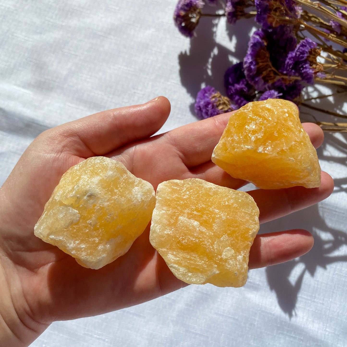 Orange Calcite Chunk