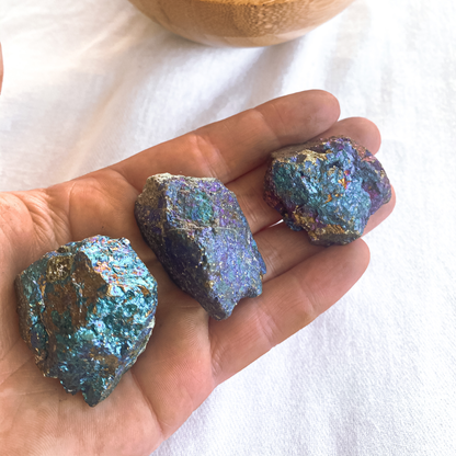 Peacock Ore Pieces  Medium