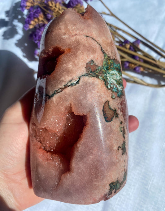 Pink Amethyst Standing Freeform