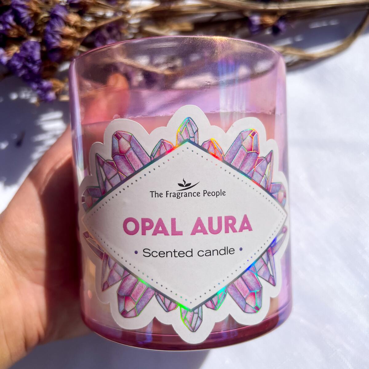 Pink Opal Aura Scented Candle 300g