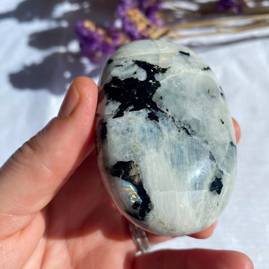 Rainbow Moonstone Palmstone