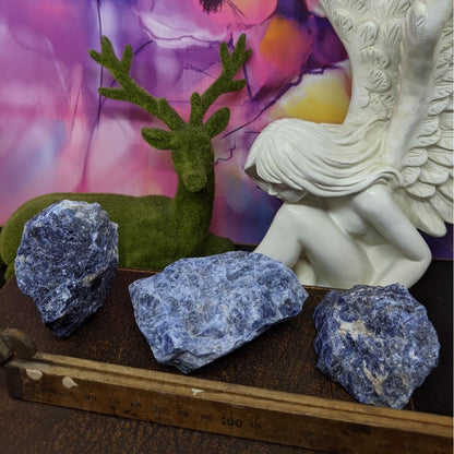 Raw Sodalite Chunks.
