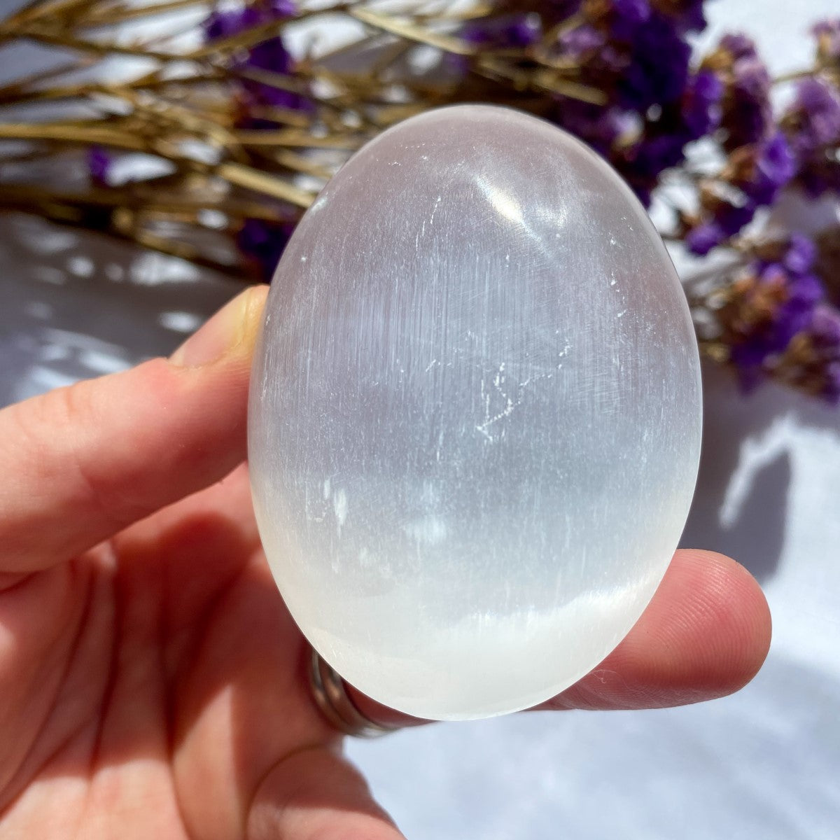 Selenite Soap Stone