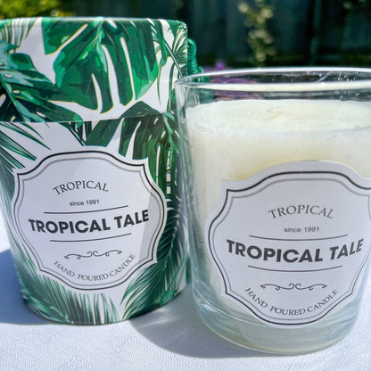 Tropical Tale Hand Poured Scented Candle 11cm