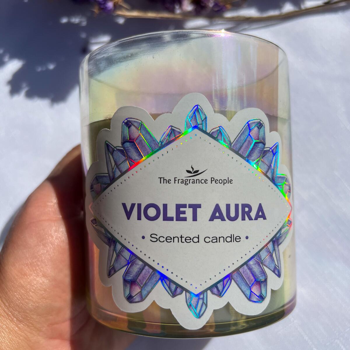 Violet Aura Scented Candle 300g