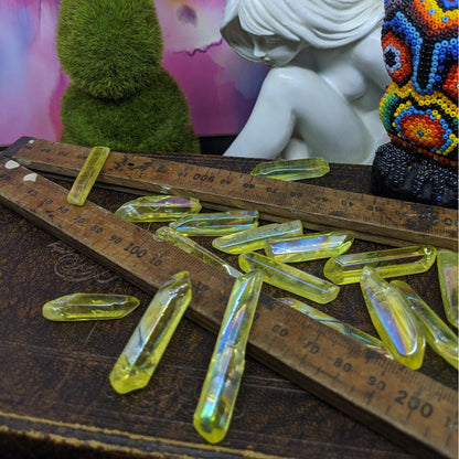 Yellow Aura Quartz Pieces | Small.