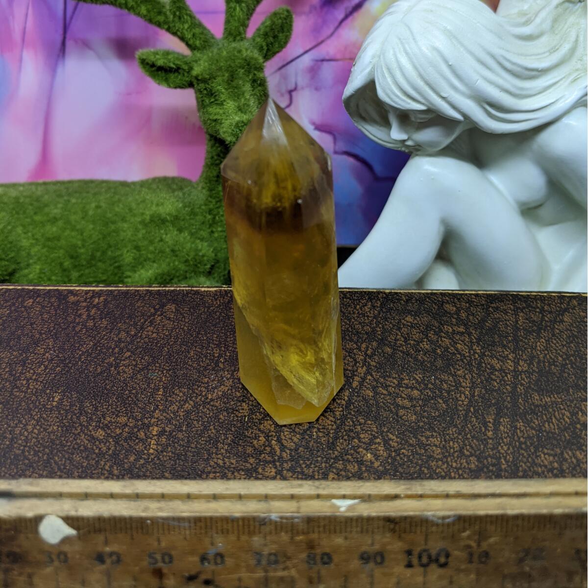 Yellow Fluorite Point.