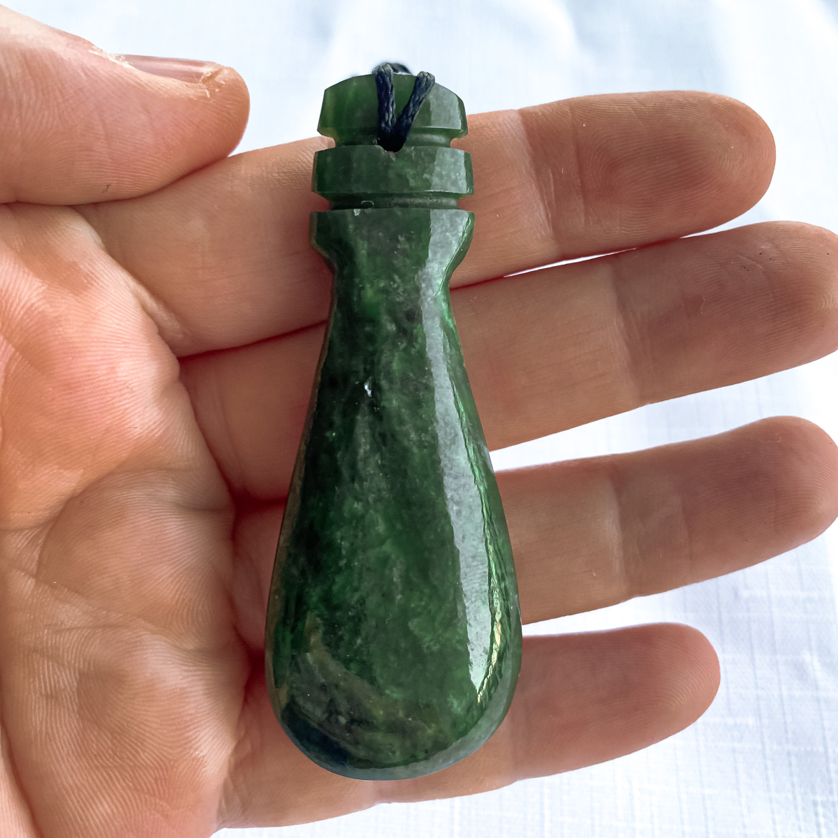 New Zealand Greenstone Mere Pendant 65mm