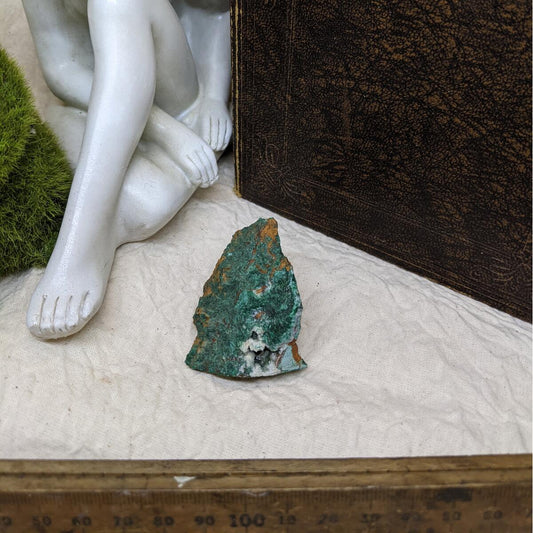 Chrysocolla Chunk with Druzy