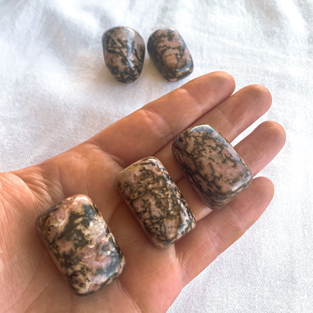 Rhodonite Tumbled Stones