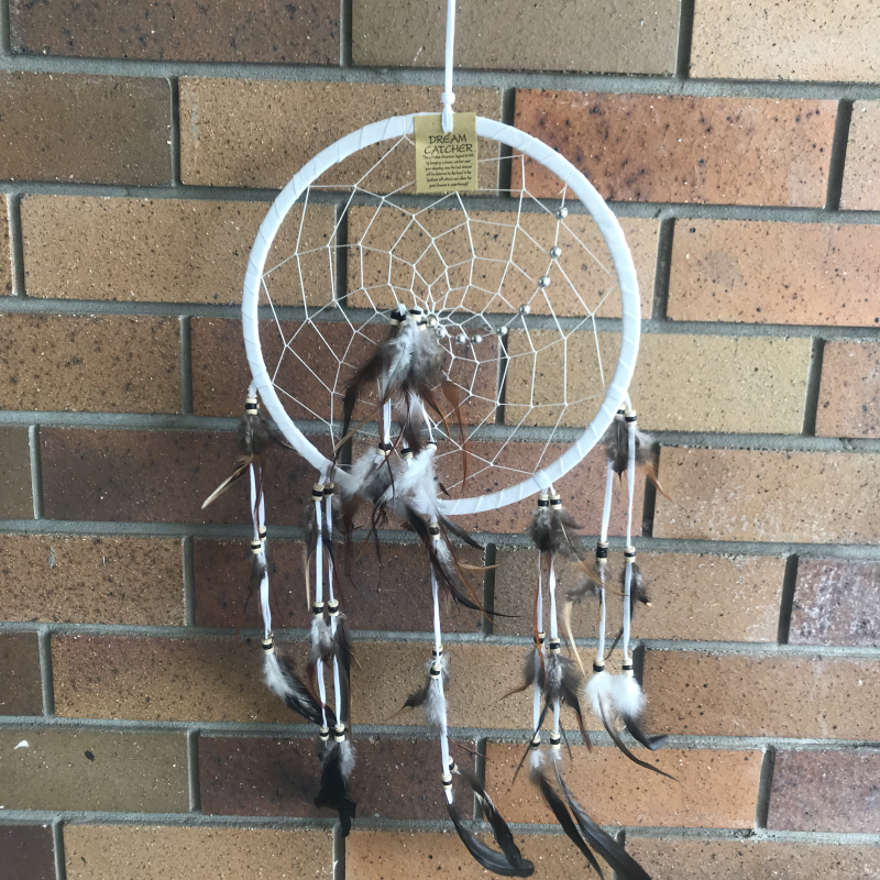 Net & Silver Beads Dream Catcher.